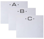 Black Initial Large Notepad