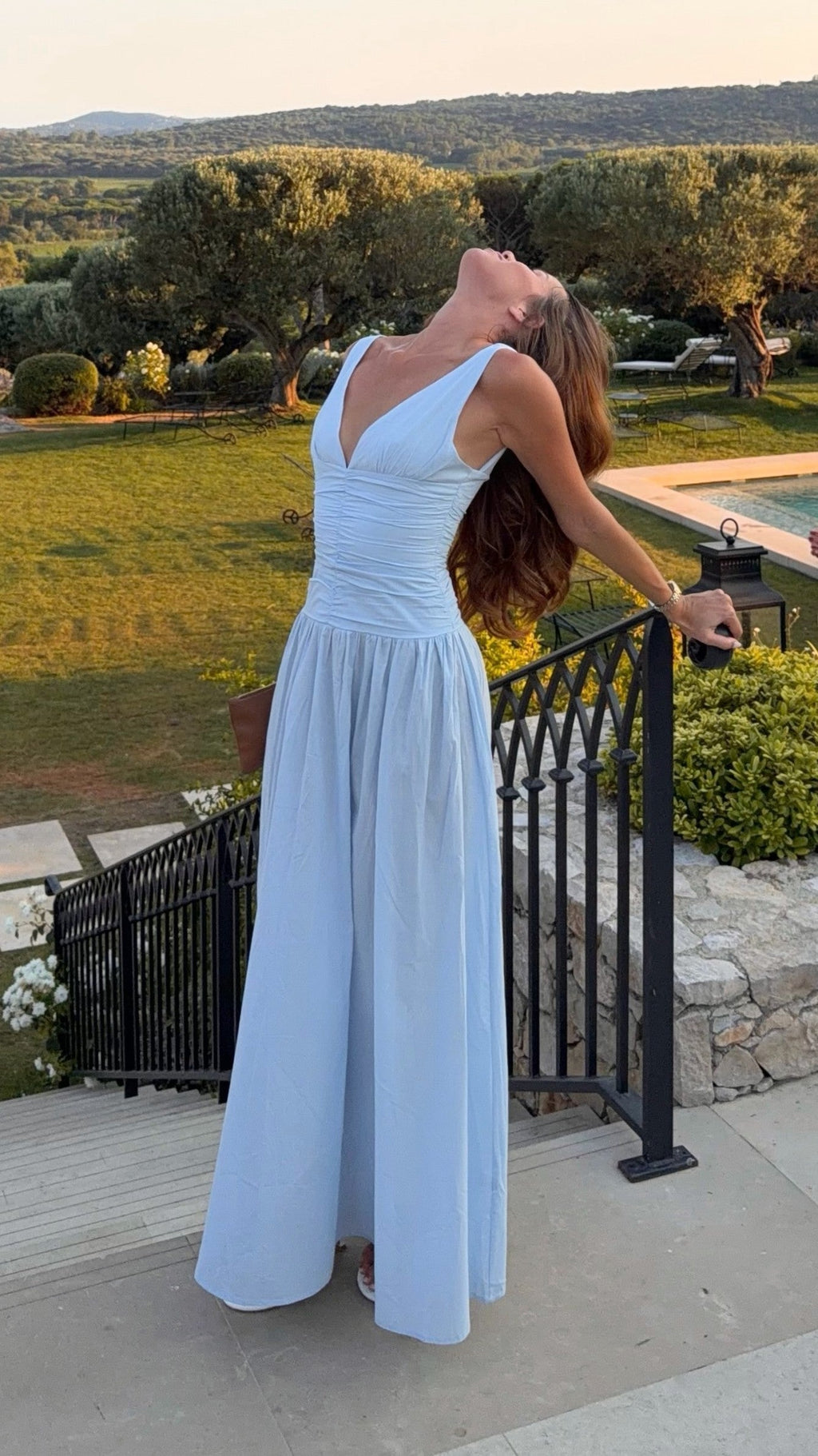 Sanya Maxi Dress - Blue