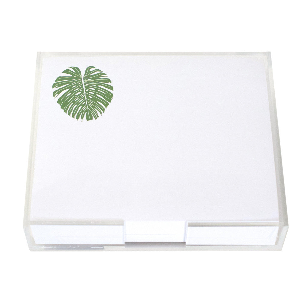Monstera Leaf Large Notepad
