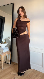 Iantha Maxi Dress - Chocolate