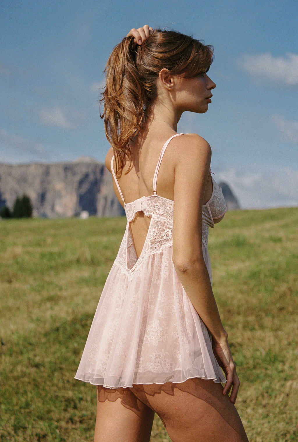 Laurine Pink Babydoll