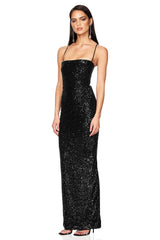 Lumina Lace Back Gown
