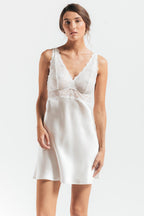 Morgan Iconic Bust-Support Silk Chemise