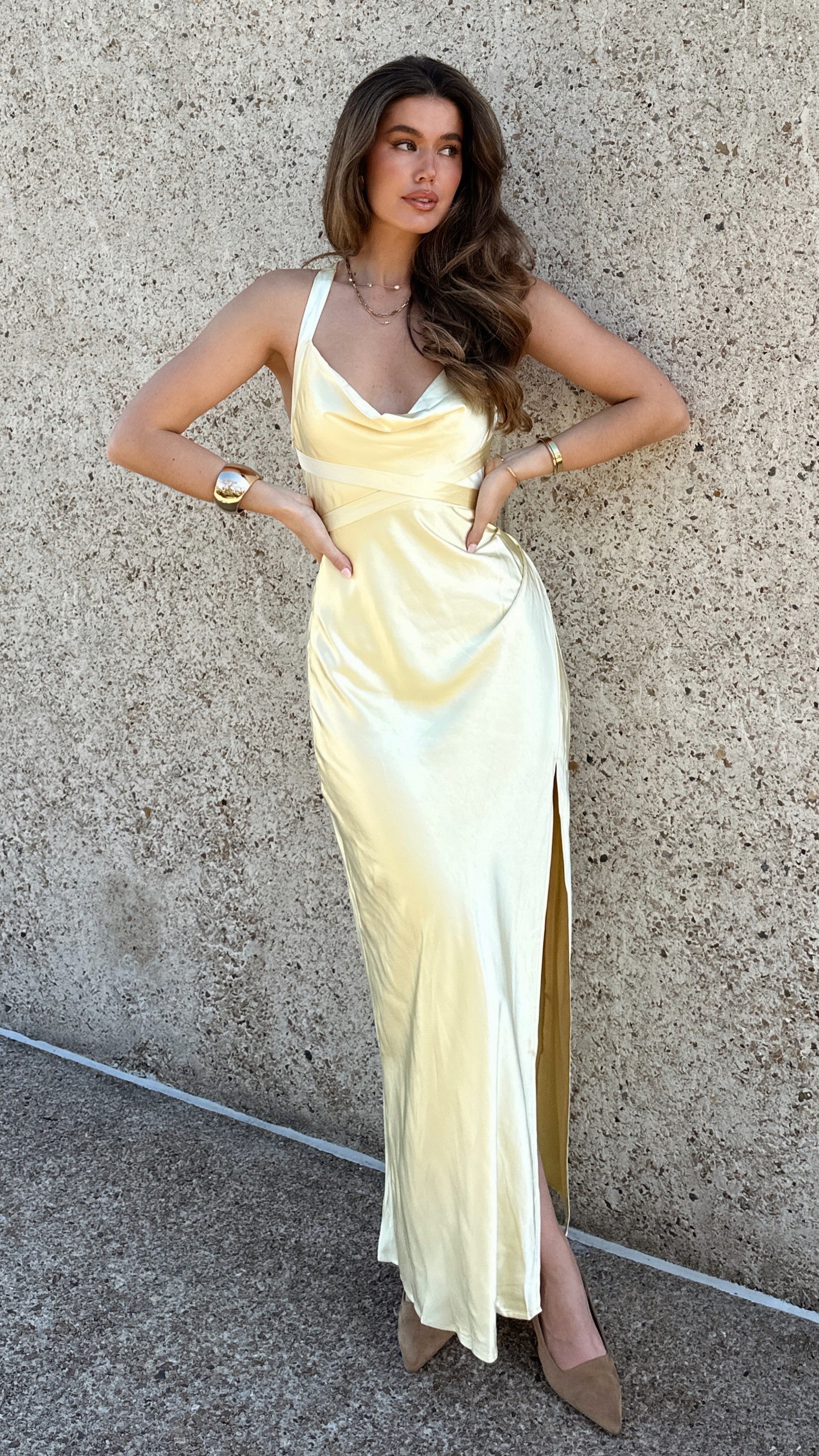 Zendaya Maxi Dress - Yellow