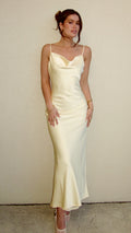 Willow Maxi Dress - Lemon