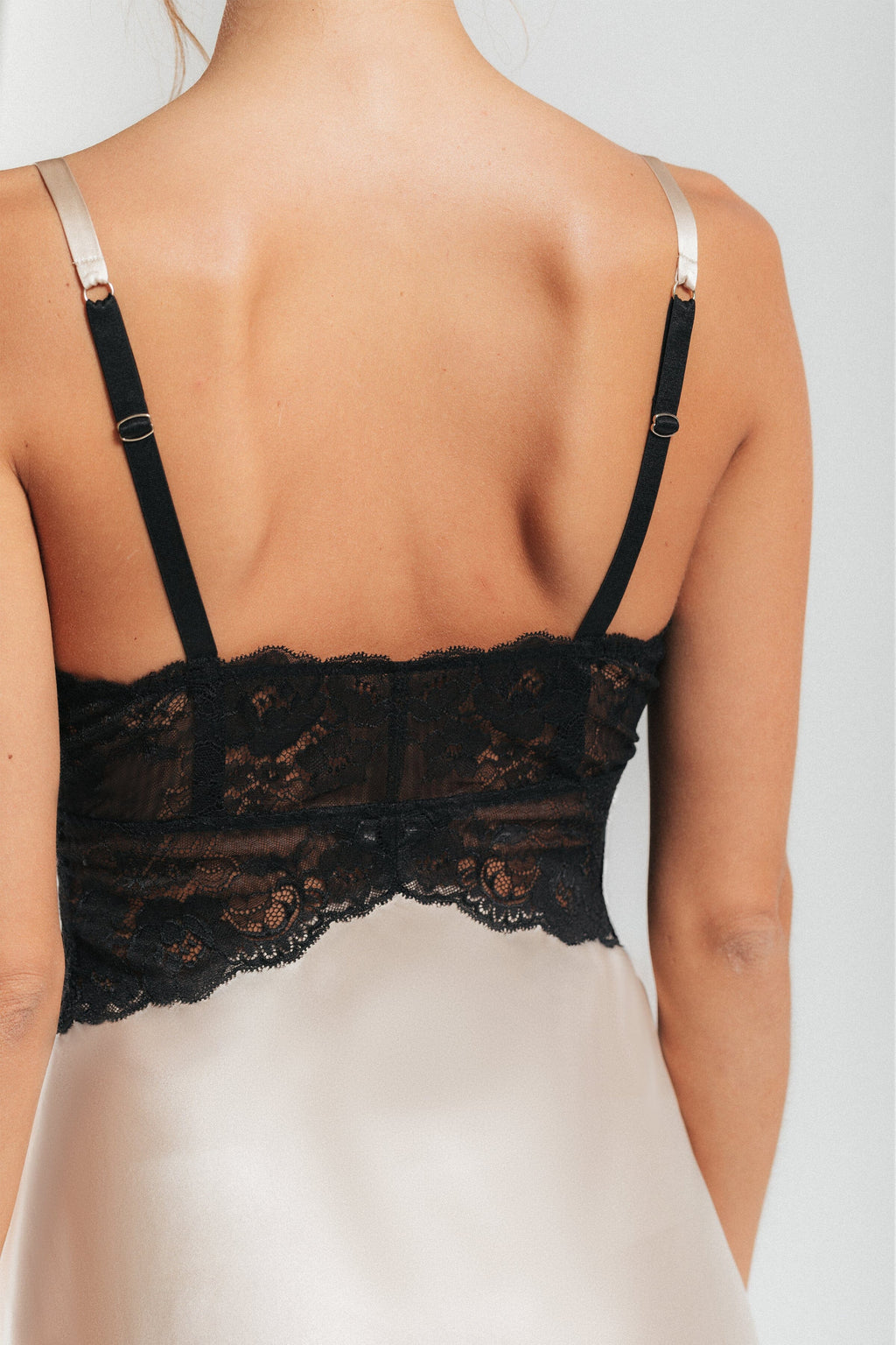 Morgan Cradle Bust Silk Chemise