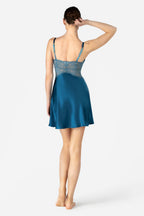 Morgan Cradle Bust Silk Chemise