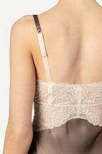 Morgan Cradle Bust Silk Chemise