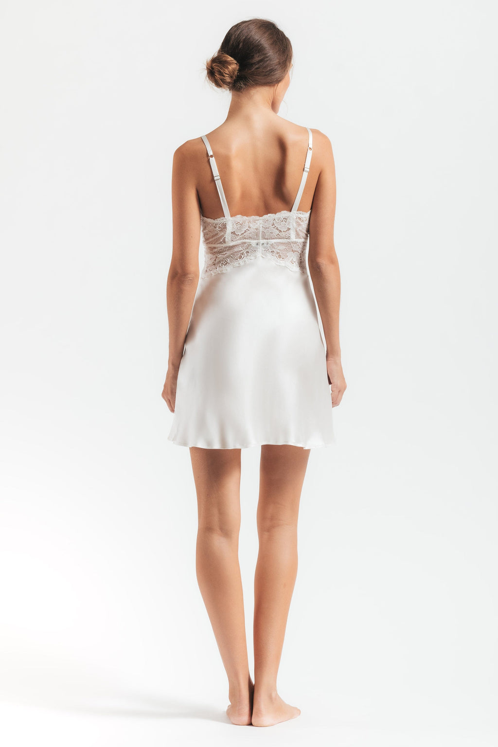 Morgan Cradle Bust Silk Chemise