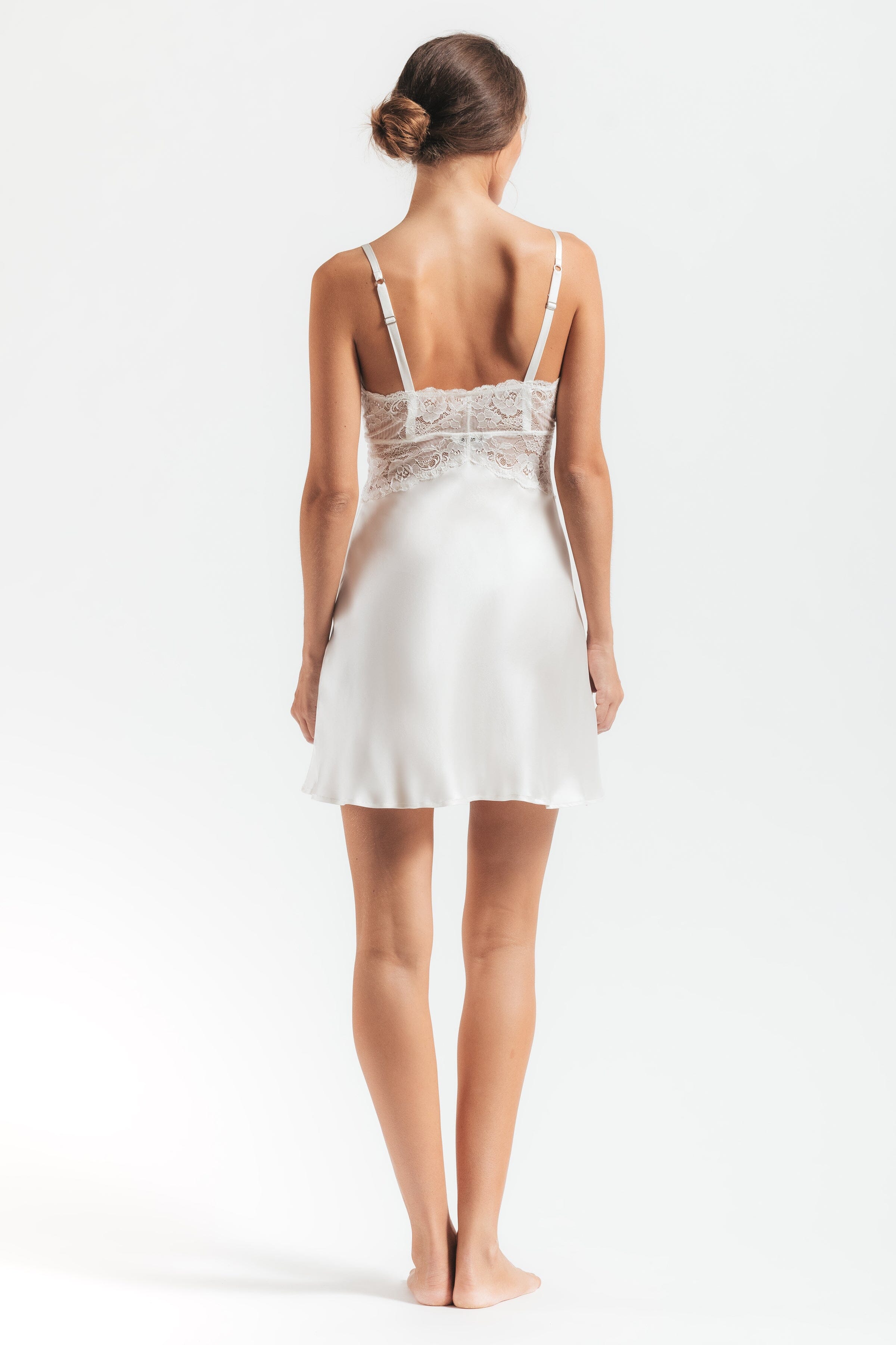 Morgan Cradle Bust Silk Chemise