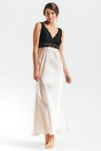 Morgan Iconic Bust-Support Long Silk Gown