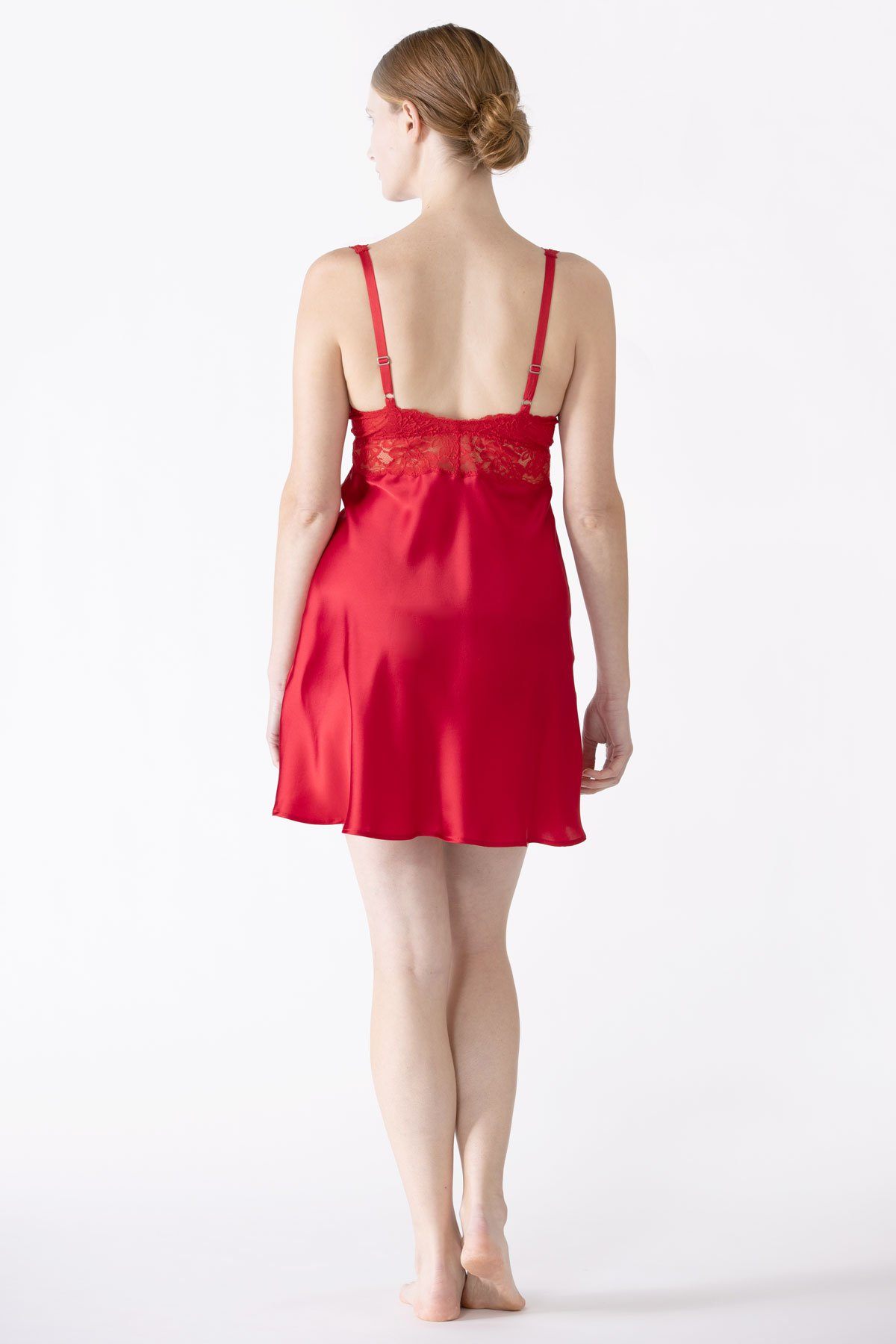 Morgan Iconic Bust-Support Silk Chemise
