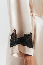 Morgan Iconic Short Silk Robe