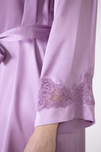 Morgan Iconic Short Silk Robe