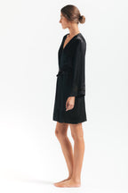 Morgan Iconic Short Silk Robe