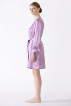 Morgan Iconic Short Silk Robe
