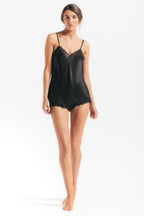 Morgan Lace Spaghetti Silk Camisole