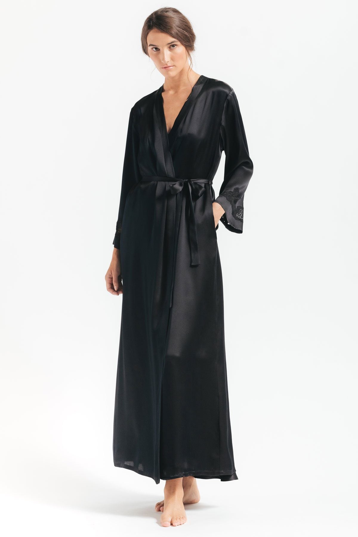Morgan Long Silk Robe