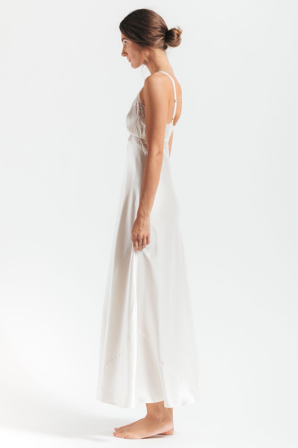 Morgan Vintage Long Silk Gown