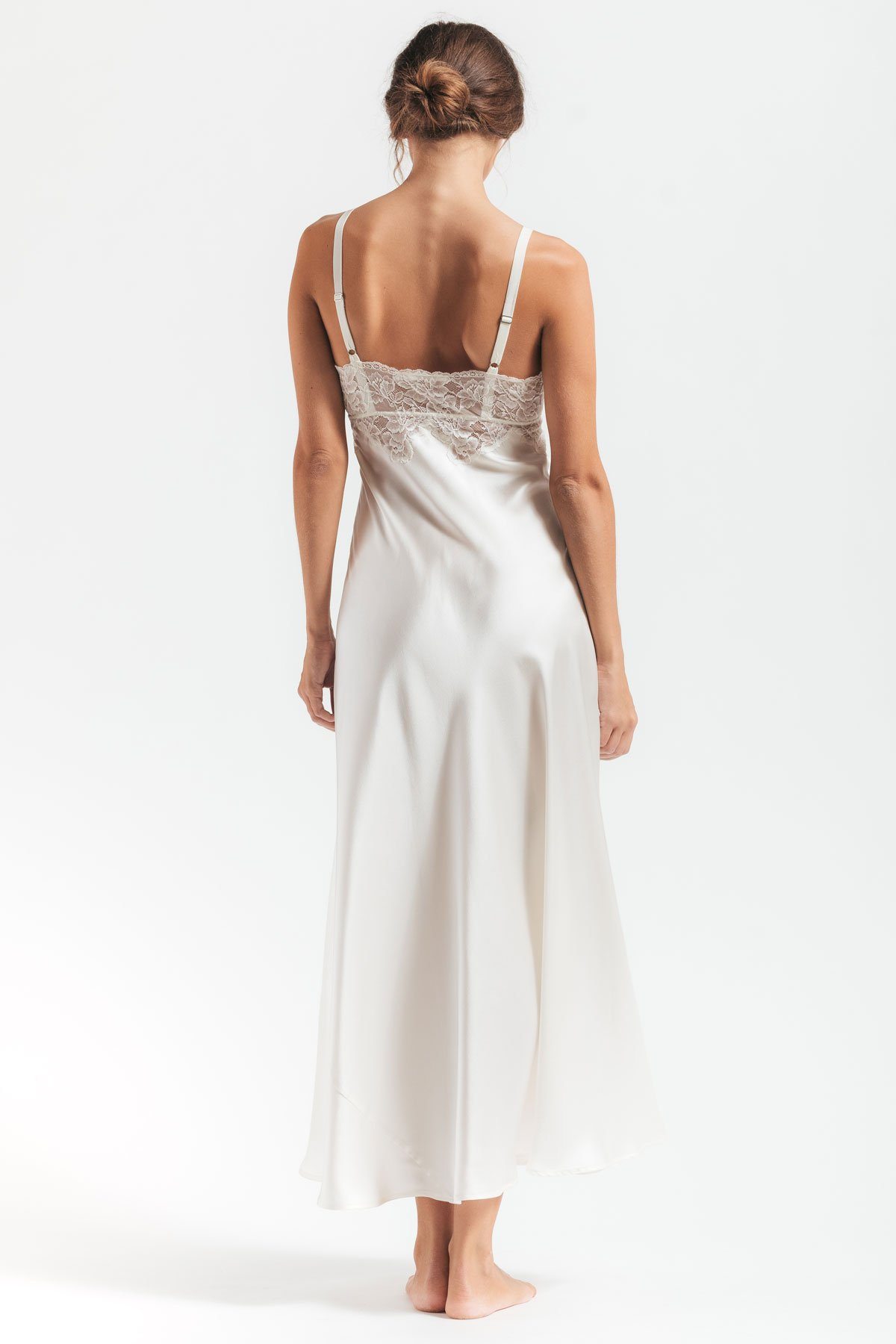 Morgan Vintage Long Silk Gown
