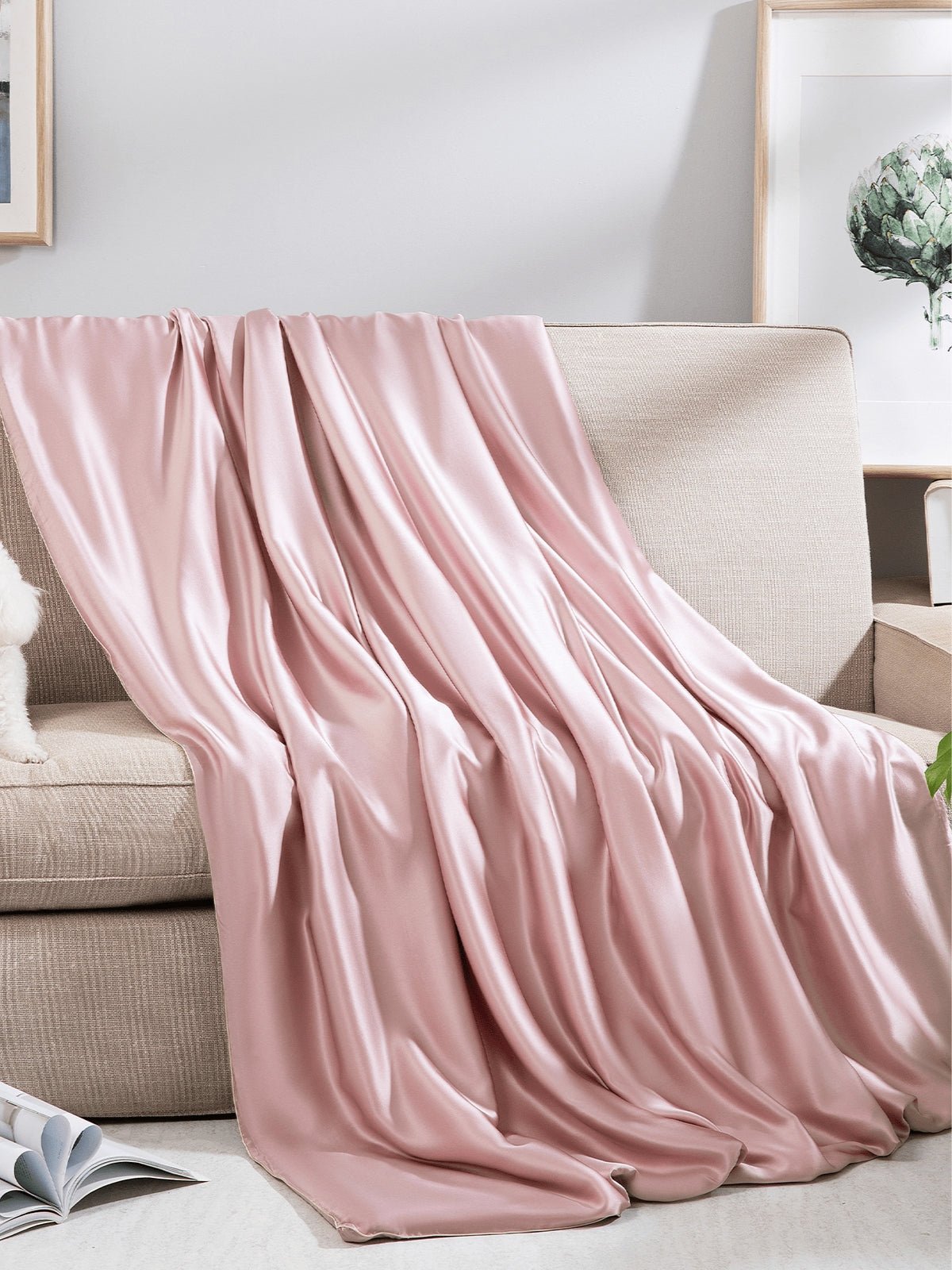 Luxury Mulberry Silk Throw Blanket