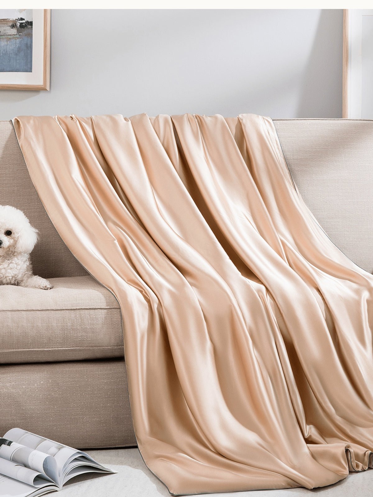 Luxury Mulberry Silk Throw Blanket