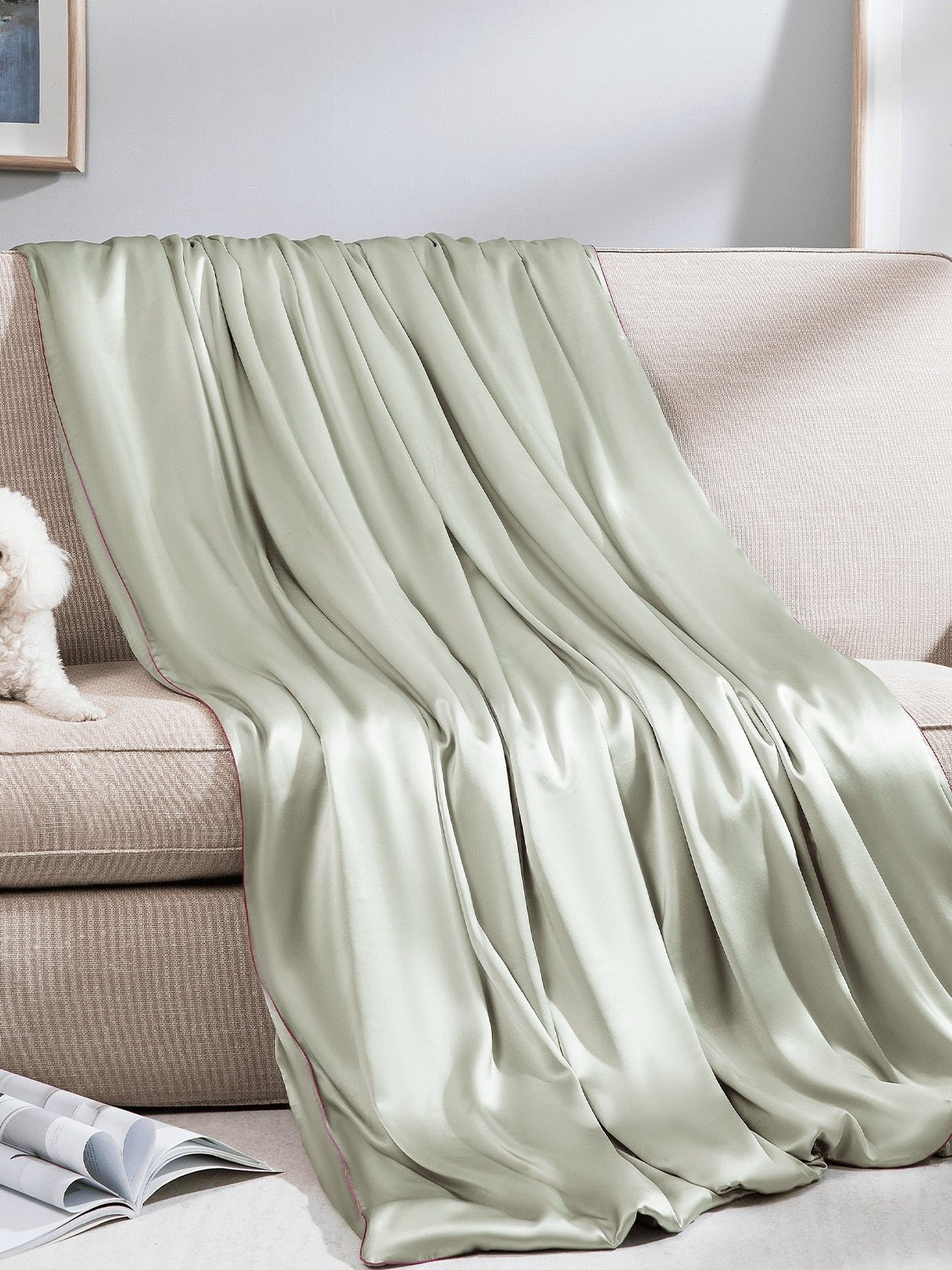 Luxury Mulberry Silk Throw Blanket