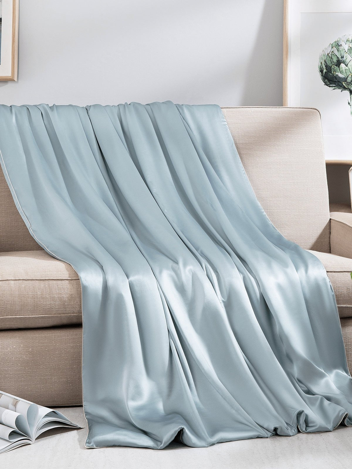 Luxury Mulberry Silk Throw Blanket