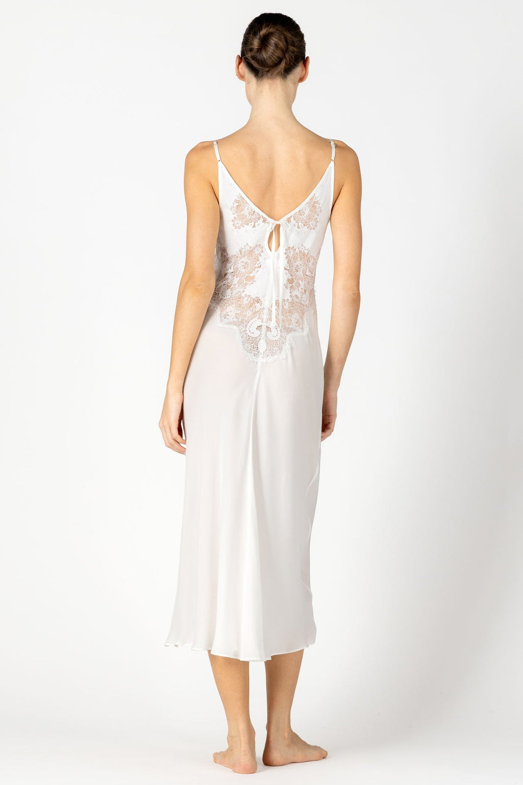 Nina Love Long Silk Slip