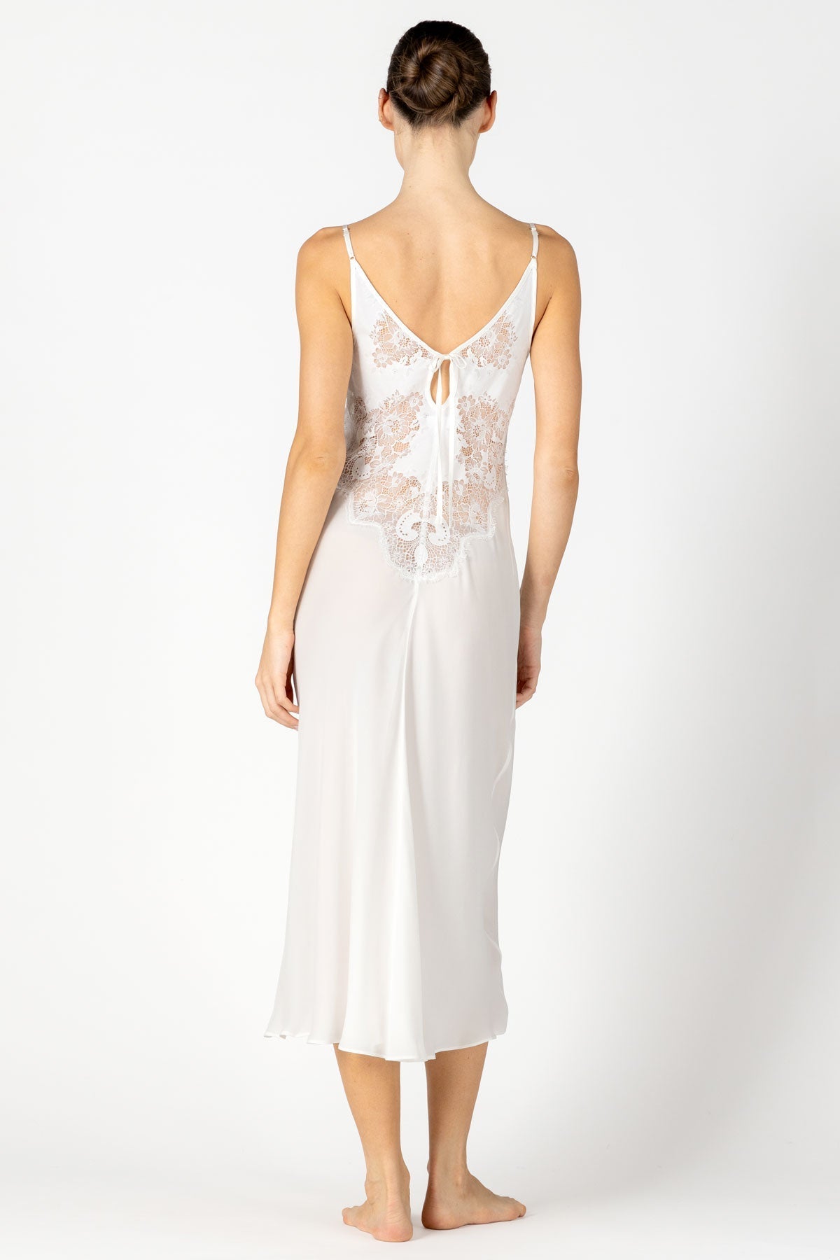 Nina Love Long Silk Slip