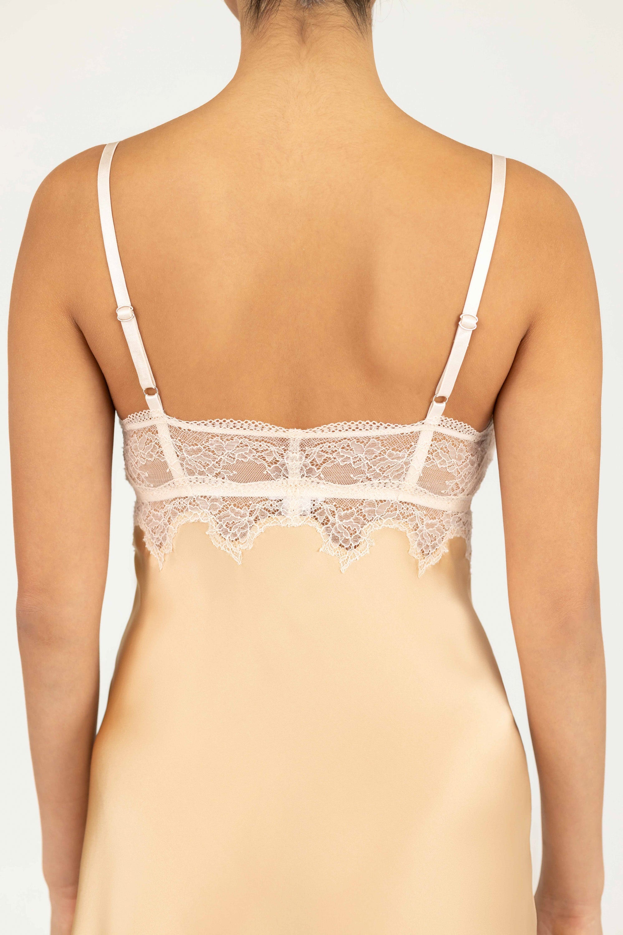Allegra Soulful Bust-Support Silk Chemise