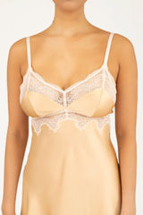 Allegra Soulful Bust-Support Silk Chemise