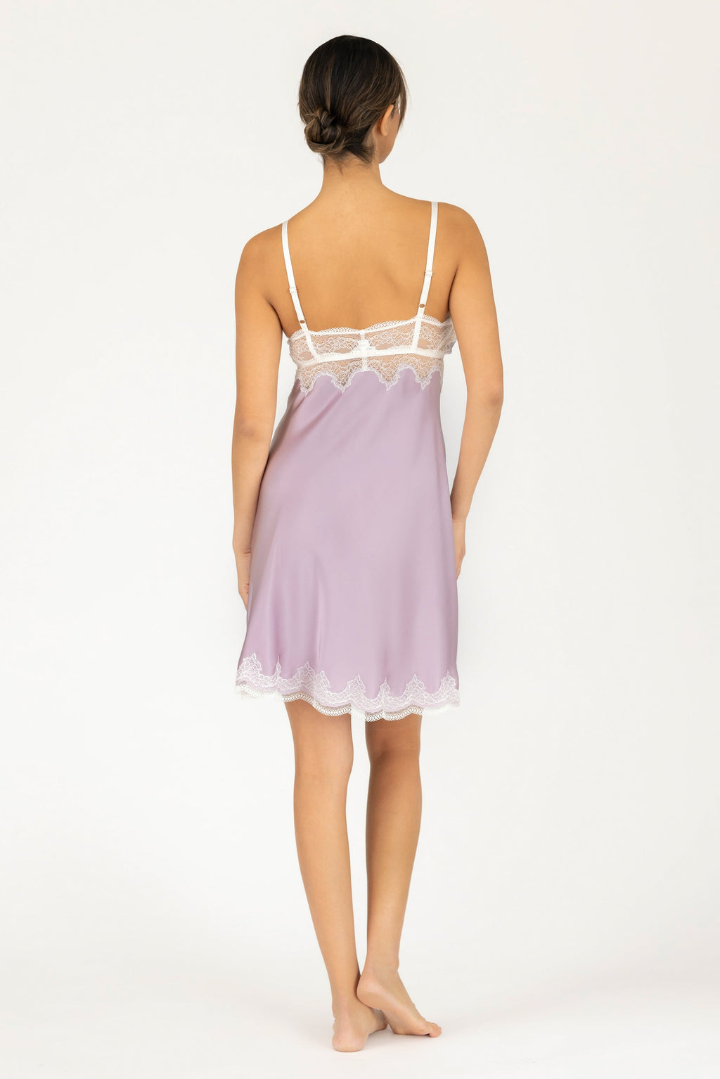 Allegra Soulful Bust-Support Silk Chemise