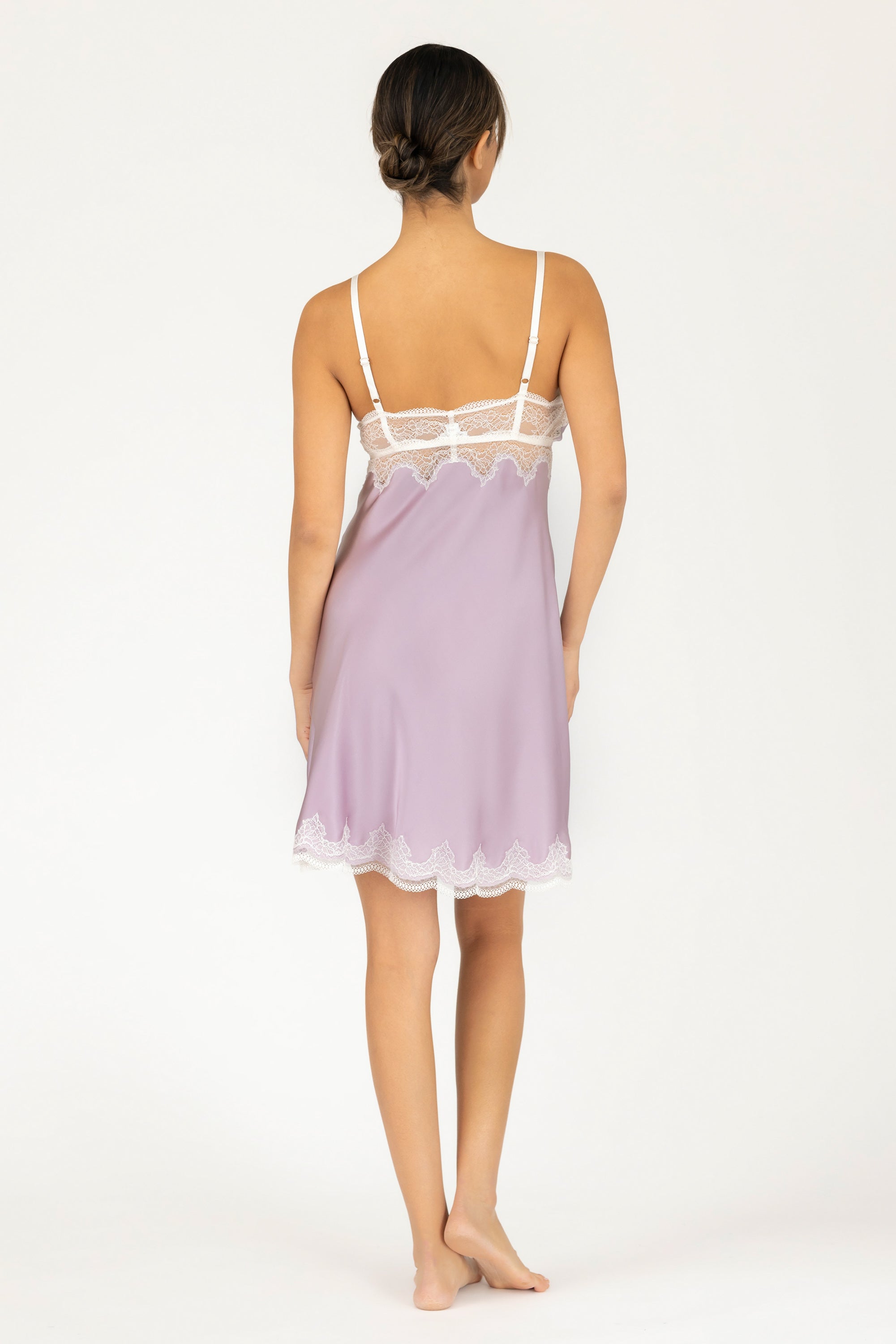 Allegra Soulful Bust-Support Silk Chemise