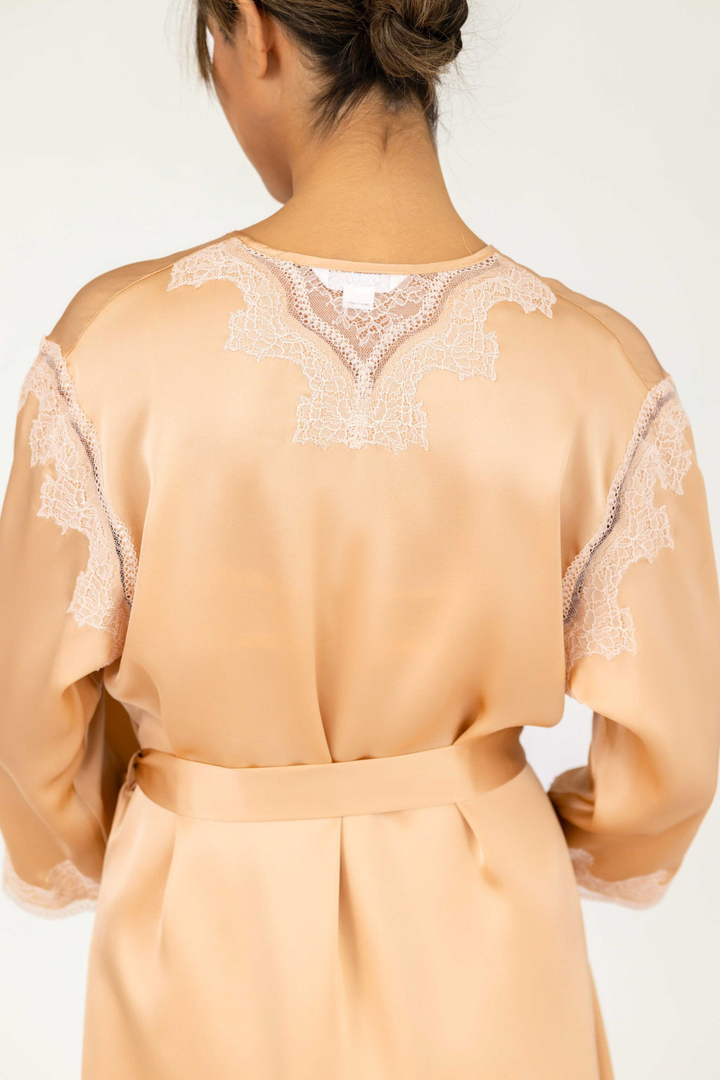 Allegra Soulful Short Silk Robe