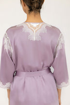 Allegra Soulful Short Silk Robe