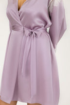 Allegra Soulful Short Silk Robe