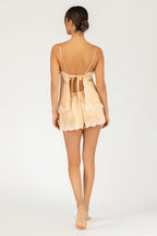 Allegra Soulful Tie-back Silk Cami Set