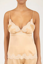 Allegra Soulful Tie-back Silk Cami Set