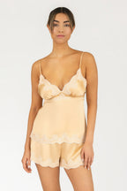 Allegra Soulful Tie-back Silk Cami Set