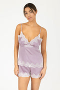 Allegra Soulful Tie-back Silk Cami Set