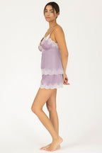 Allegra Soulful Tie-back Silk Cami Set