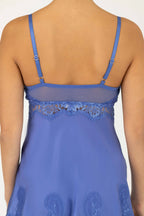 Hailey Love Bust-Support Silk Chemise