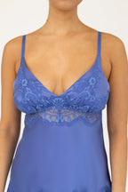 Hailey Love Bust-Support Silk Chemise