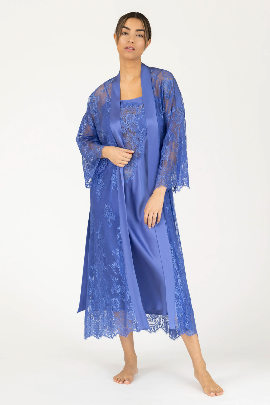 Hailey Love Long Lace Robe