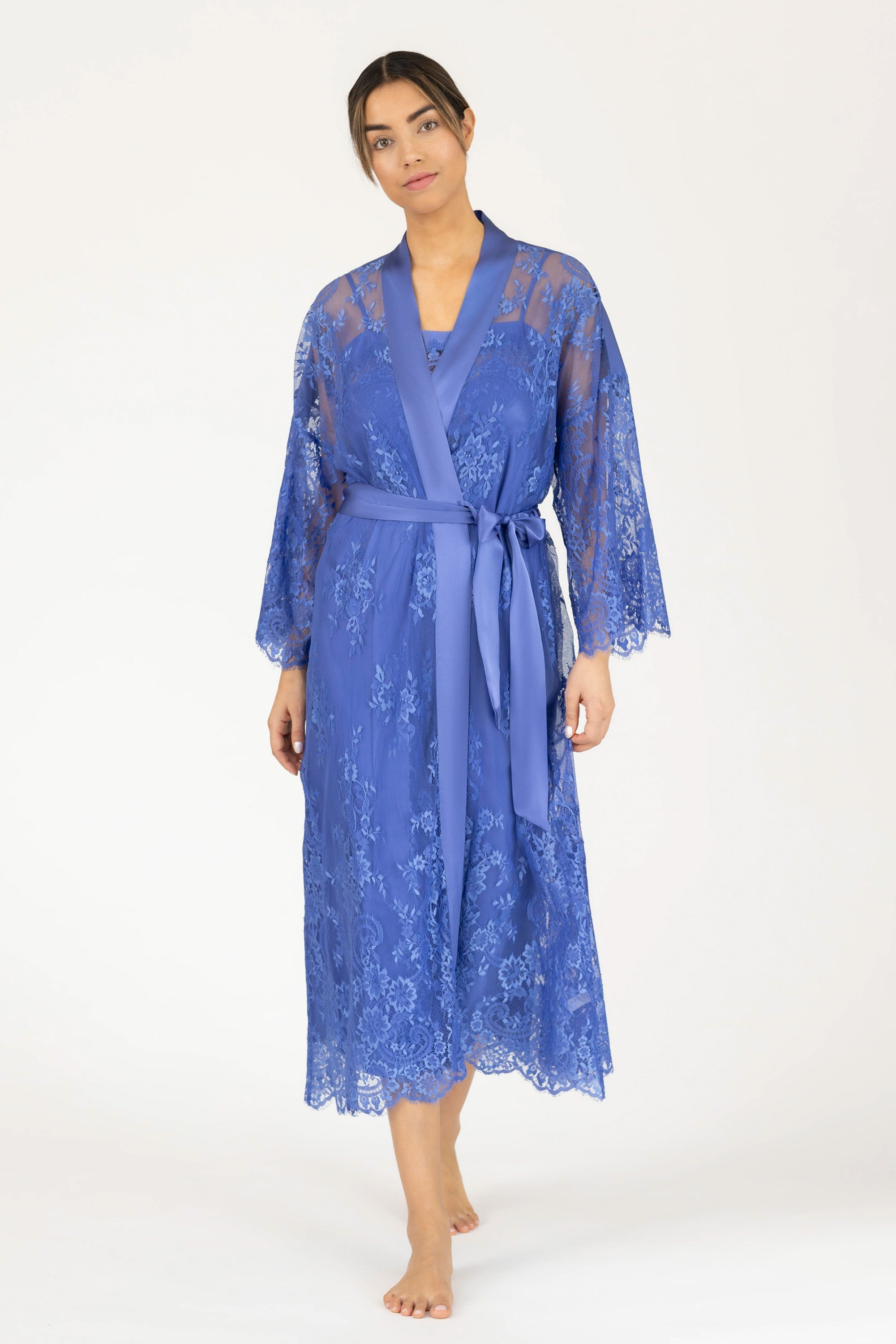 Hailey Love Long Lace Robe