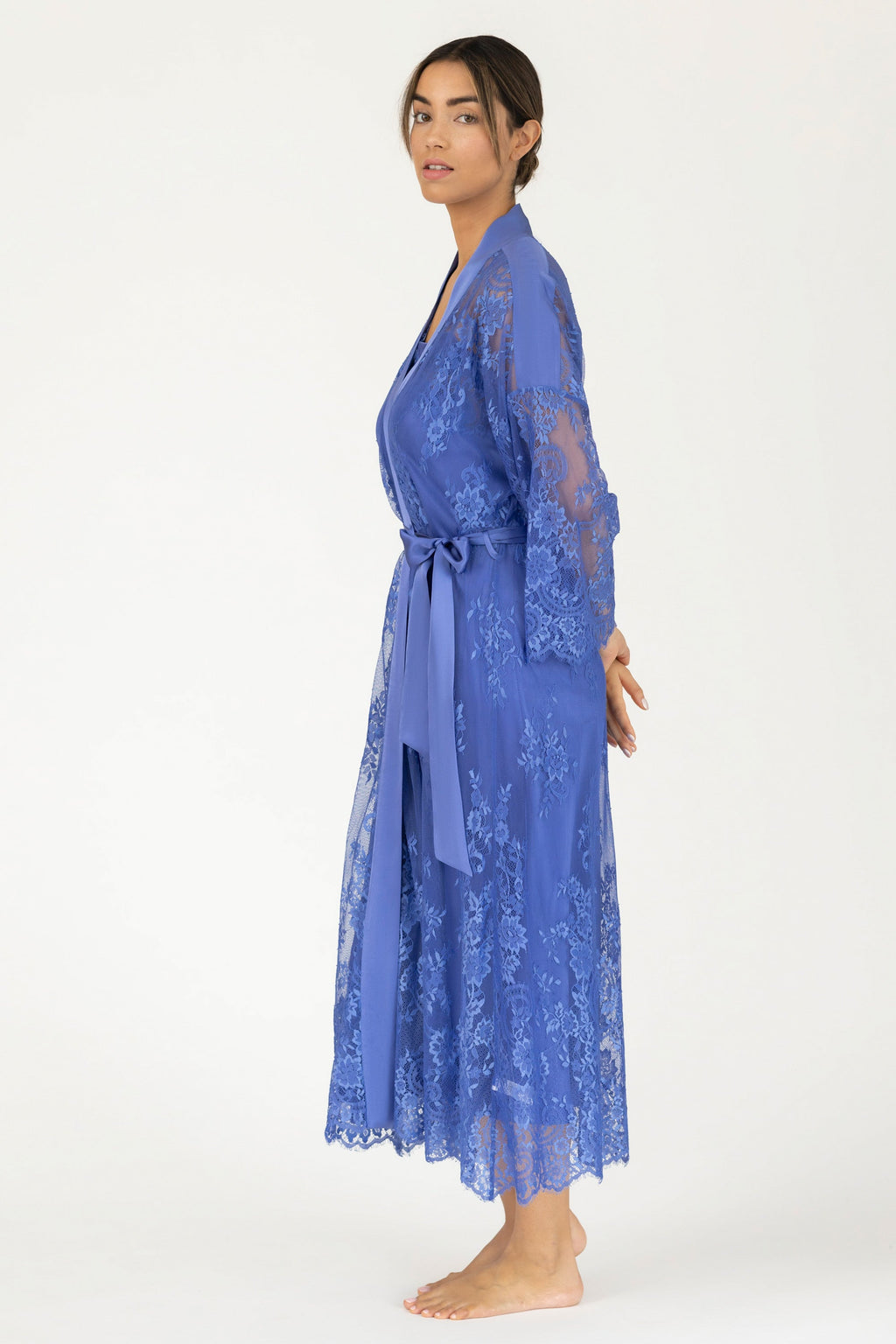 Hailey Love Long Lace Robe