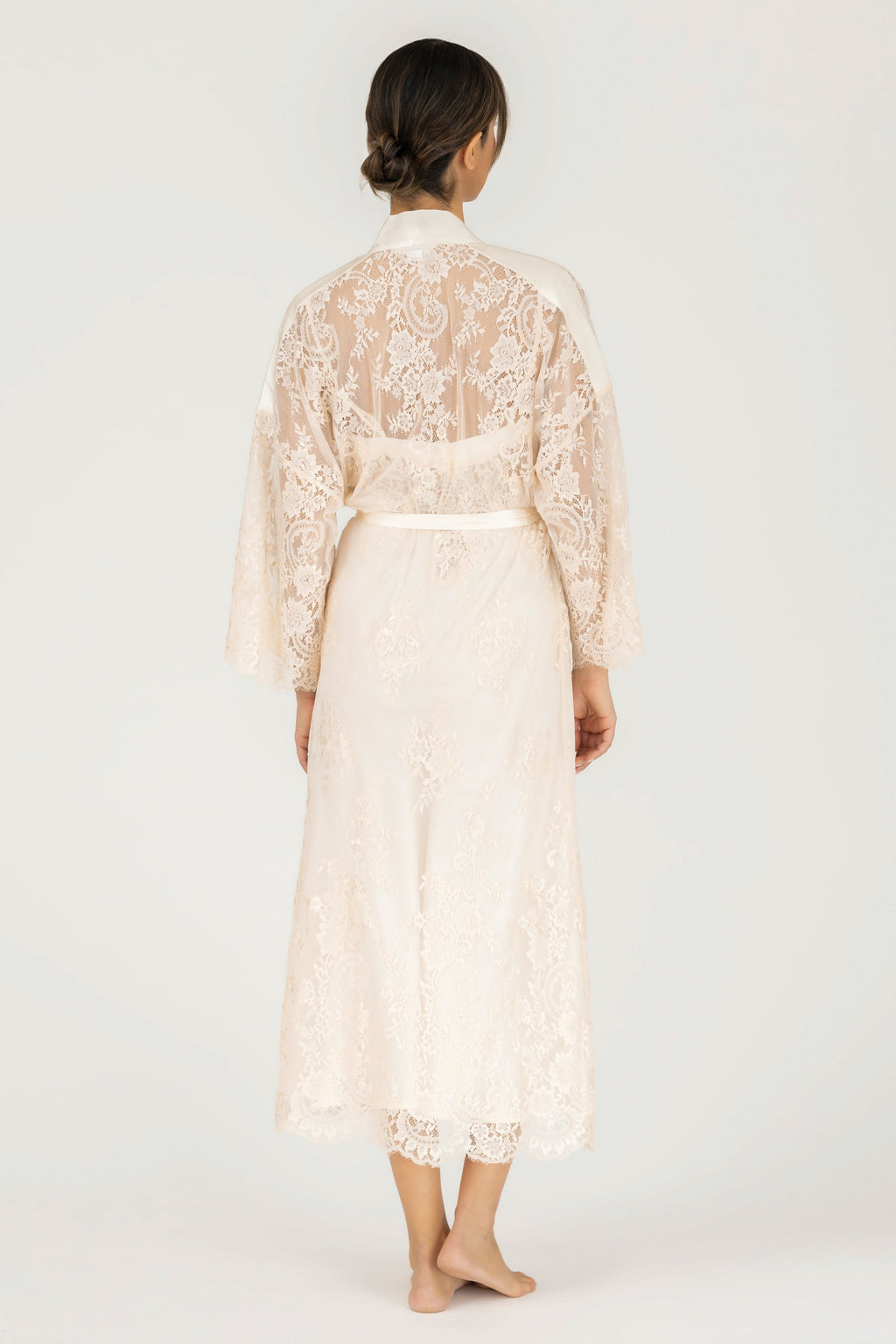 Hailey Love Long Lace Robe