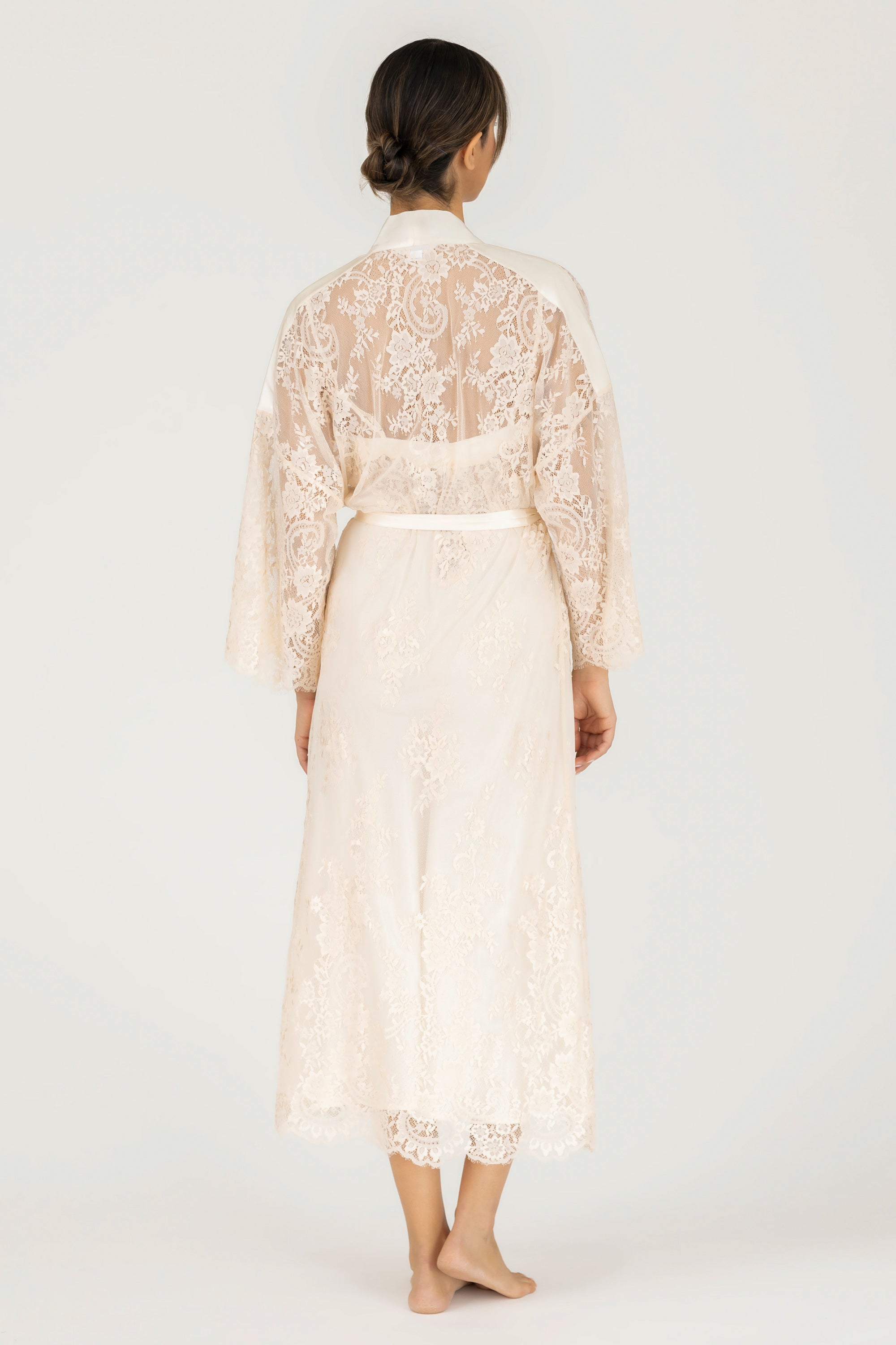 Hailey Love Long Lace Robe