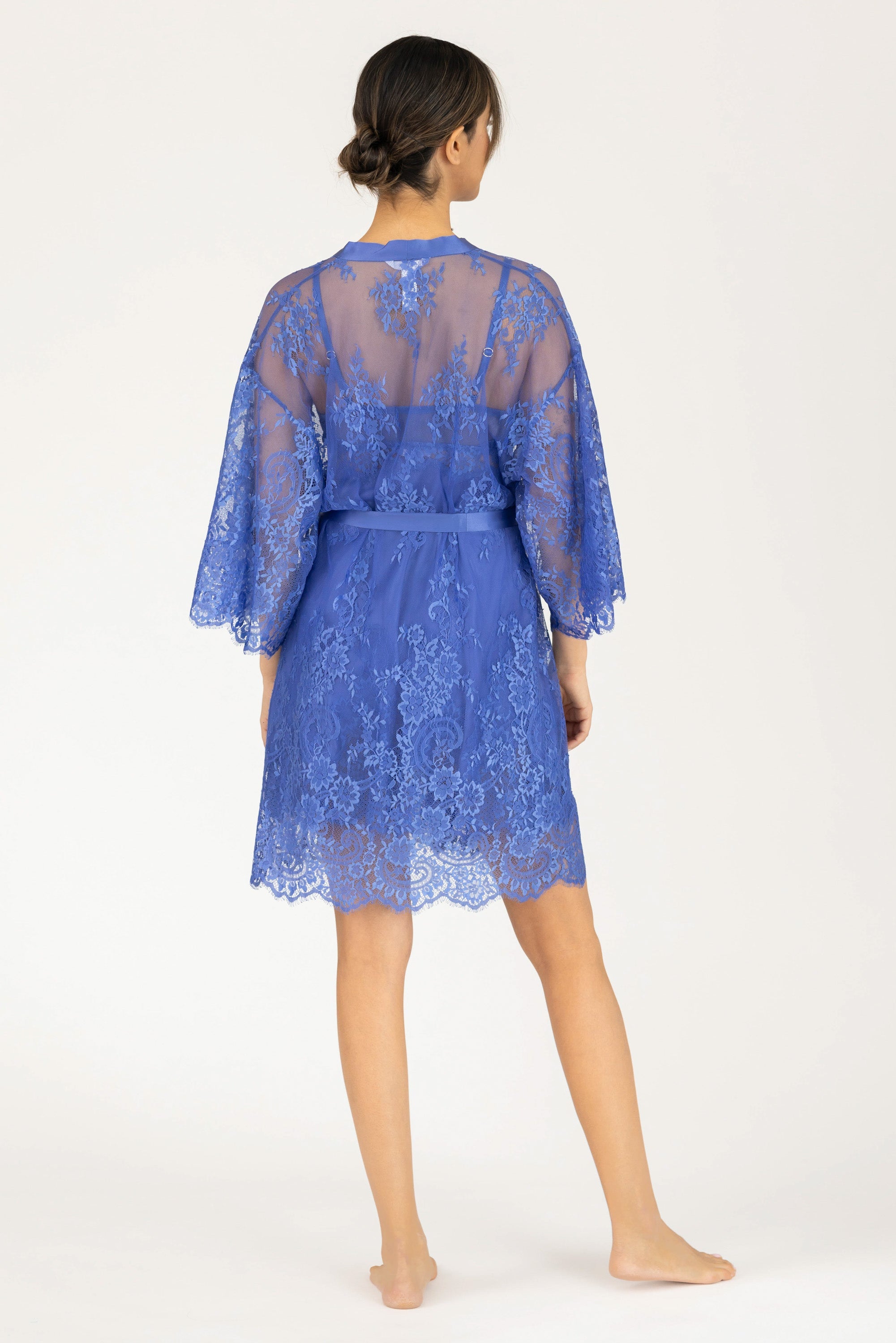 Hailey Love Short Lace Robe